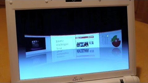 Ubuntu Eee 8.04 on Asus EeePC 900A