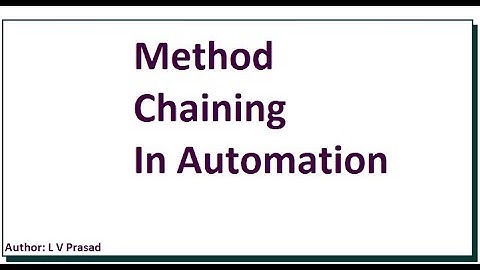 TestNG Test Method Chaining