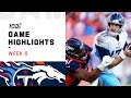 Titans vs. Broncos Week 6 Highlights | NFL 2019