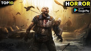 Top 10 HORROR Games For Android 2021| High Graphics Offline Horror Games For Android