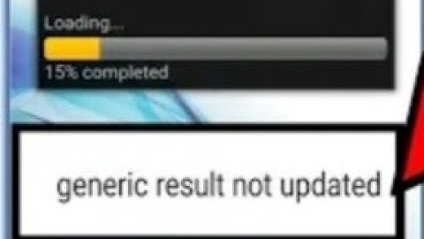 generic result not updated jk bank // problem solved (PART2)