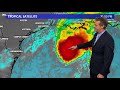 Eye on the Tropics | Tracking Tropical Storm Beta in the Gulf (10 p.m. Friday)