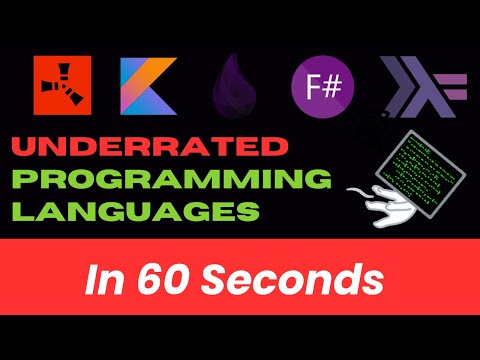 UNDERRATED Programming Languages in 60 Seconds