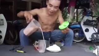 Kucing dan milo ais