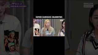 Kep1er guessing celebrities (BTS, BLACKPINK, Brad Pitt, Justin Bieber etc.) screenshot 3