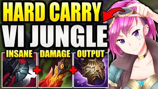 HOW TO CARRY EVERY GAME AS VI JUNGLE WITH THIS BROKEN BUILD! - Season 15 Guide League of Legends
