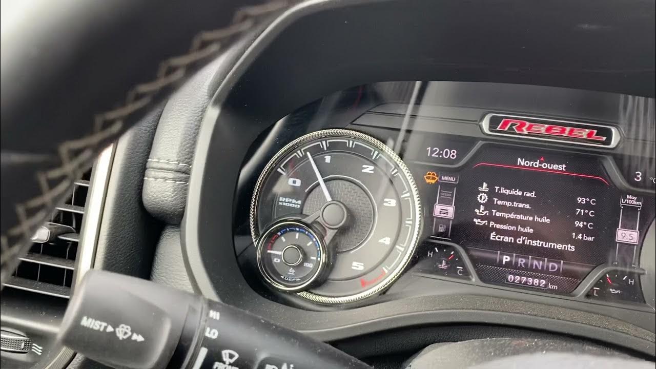 Ram 1500 Ecodiesel 2020 + boost on DEF gauge. YouTube