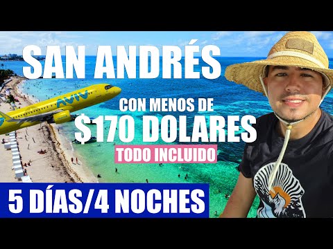 CINCO días en SAN ANDRES con menos de $170 DOLARES y TODO INCLUIDO? | Esteban Viaja