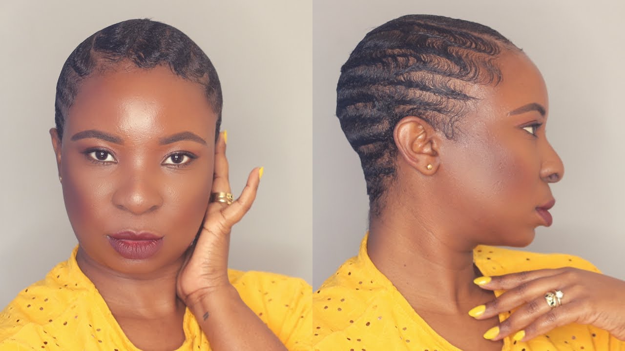 How To Finger Waves On Short Hair | South African Youtuber - Youtube