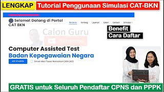 [LENGKAP] Tutorial Penggunaan Simulasi CAT-BKN: Cara Buat Akun, Aktivasi  Mengikuti Simulasi CAT BKN screenshot 1