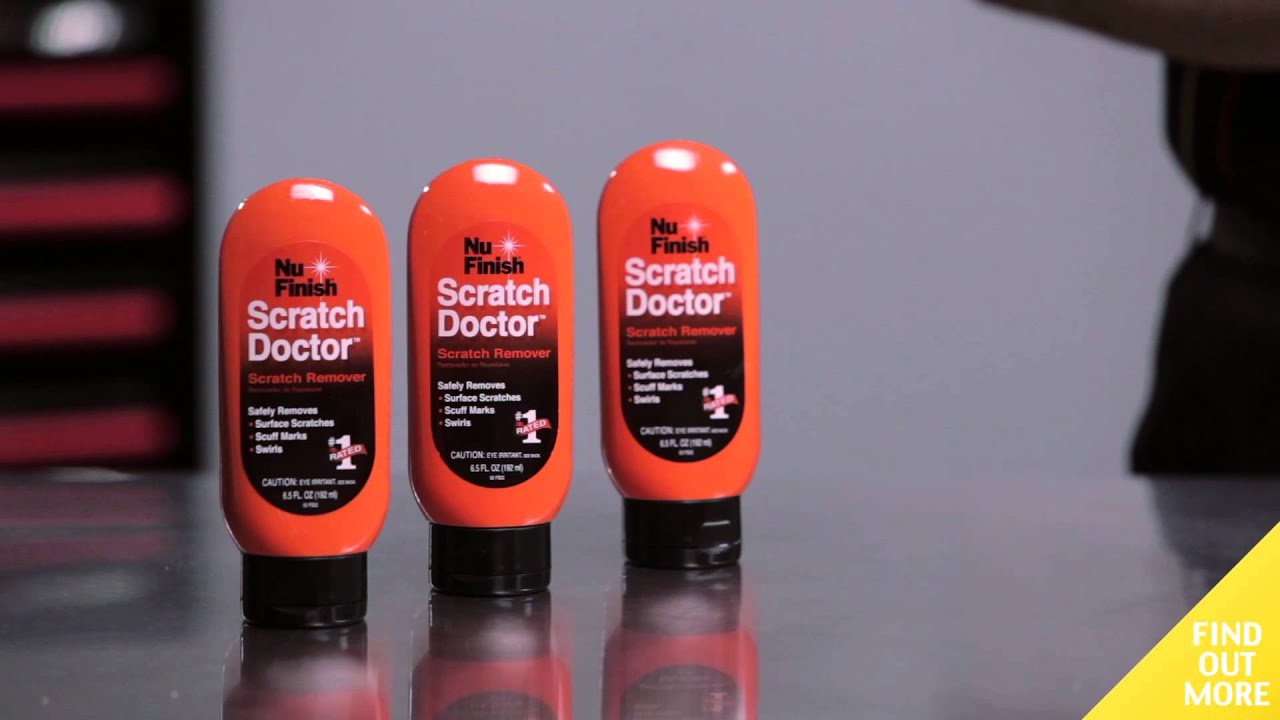 Nu Finish Scratch Doctor safely removes surface scratches scuff