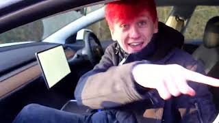 I set my Tesla's Alarm off and it was SCARY...