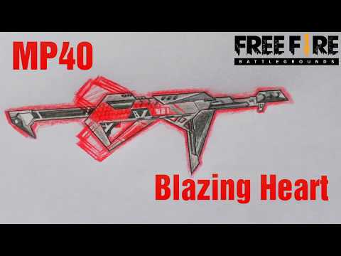 Vẽ Mp40 Rô lục trong FreeFire  HOW TO DRAW ETERNAL DIAMOND MP40  GARENA  FREEFIRE  YouTube