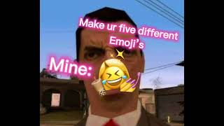 Make ur five different emoji’s 👩💅🧋🤣✨|| #funny #mrbean #fypシ || comment urs to!!