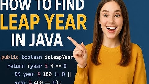 How to Find Leap Year in Java | Beginner Friendly Explanation #javaprogramming #javatutorial #java