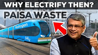 Why is Indian Buying Hydrogen Trains after 100% Electrification