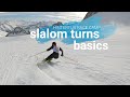 Ski slalom carved turn basics follow me  leonapopovic