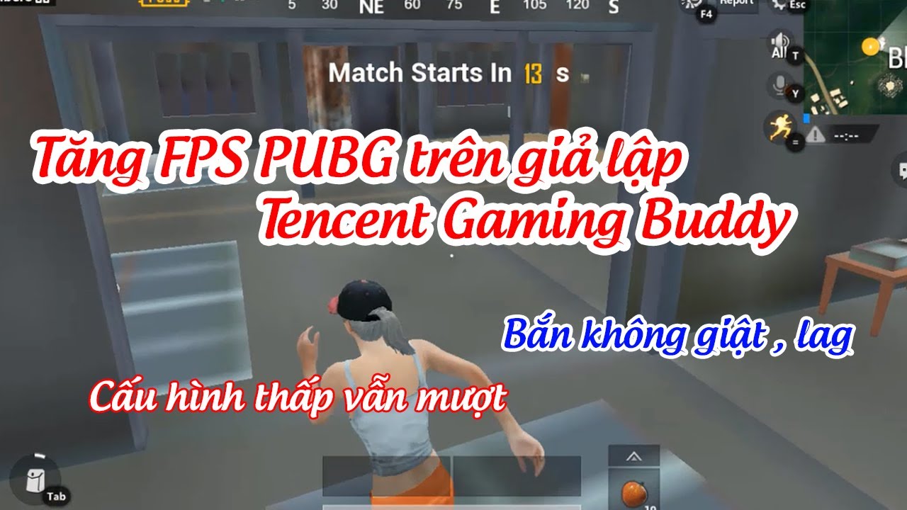 เกม fps online 2018 pc  2022 New  Tăng FPS tối đa cho PUBG mobile PC giả lập Tencent