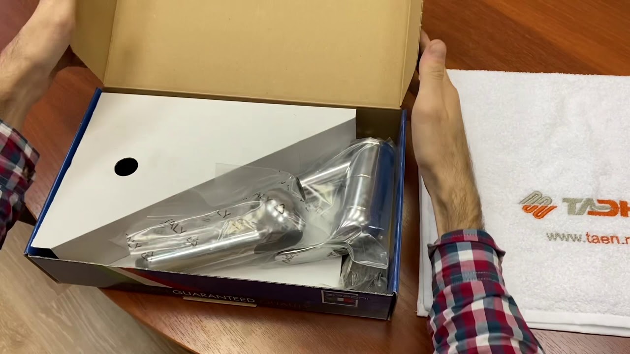 Как собрать смеситель с выдвижной лейкой - YouTube