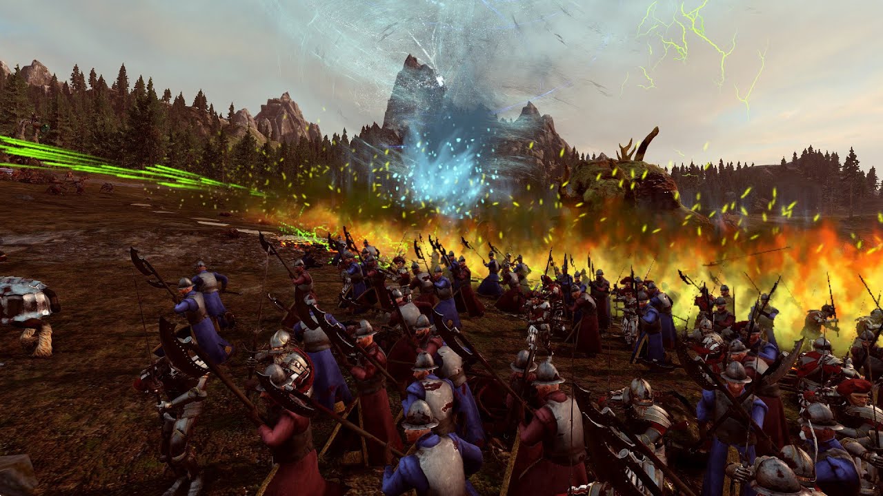 2v2 kislev/empire vs nurgle/skaven- warhammer 2 cinematic battle - YouTube