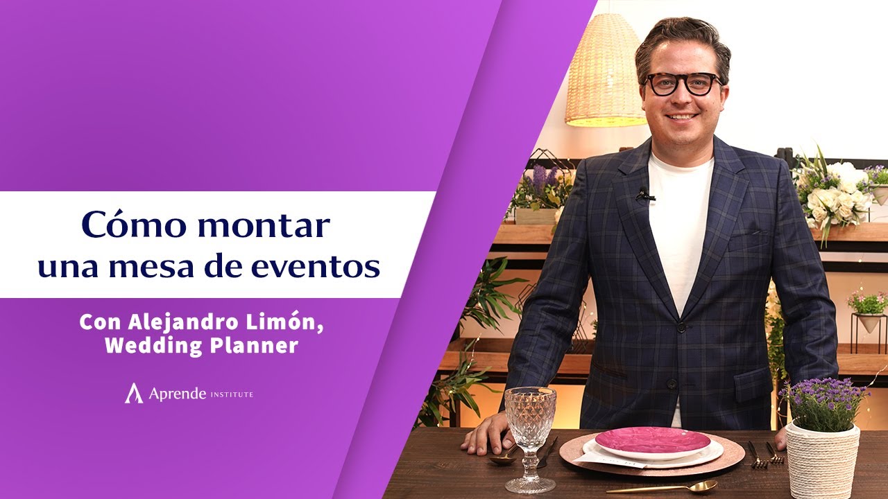 Montaje de mesas para eventos | Aprende Institute