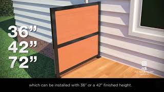 RDI HideAway Privacy Railing