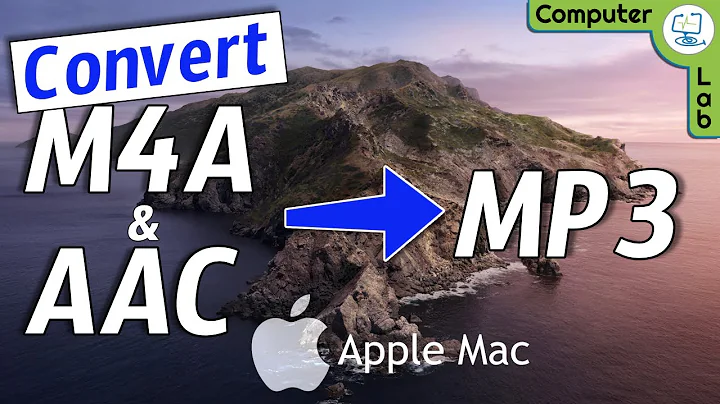 Convert M4A or AAC to MP3 on your Apple Mac for Free using built-in programs.💻