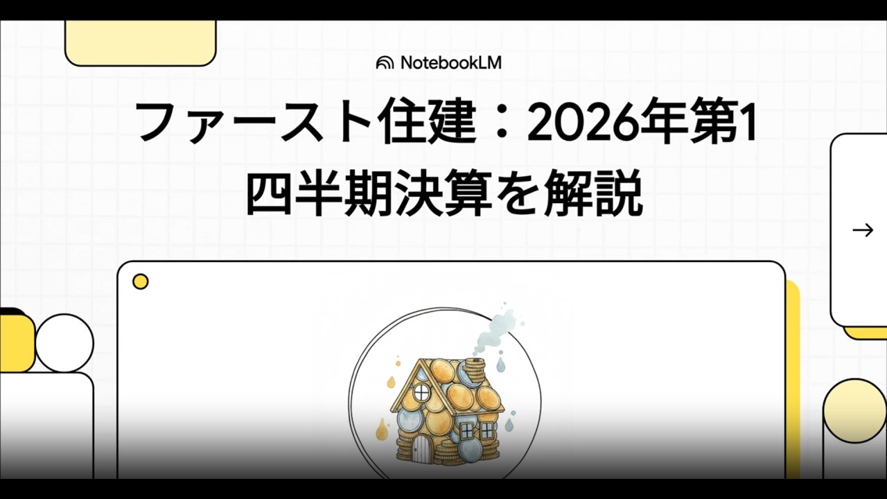 ファースト住建2026年1Q決算解説