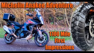 Michelin Anakee Adventure | 1100 Mile First Impressions | KTM 1290 Super Adventure S 2021