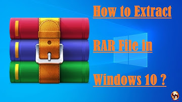 How to Extract RAR File in Windows 10 ?(WinRAR) Sinhala