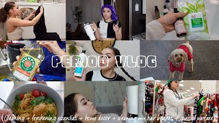 VLOG: Period freshening essentials + hair brush cleaning + marshall's run + fruit salad + etc...