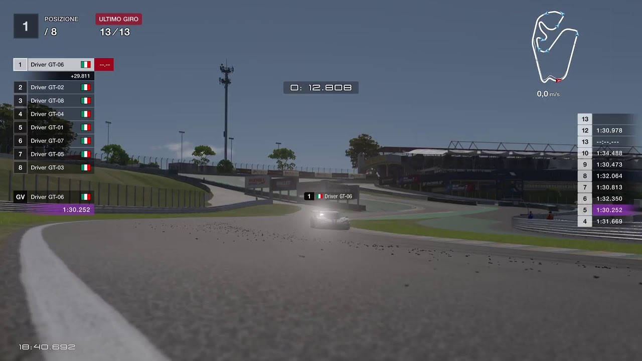 E-sport race INTERLAGOS 15 gen | centro di simulazione GTgarage-SIMracing | GT7