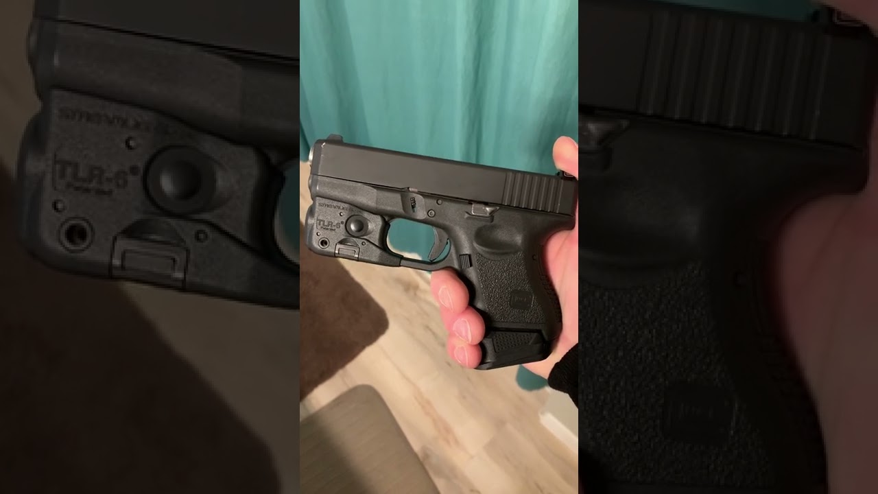 Добавил к своему Glock 26 фонарик/лазерный прицел TLR-6 для самообороны