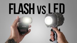 Flash vs LED. O que é MELHOR para Fotografia?