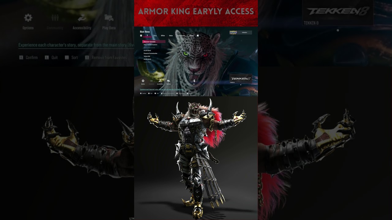 Tekken 8 Armor King Early access! 