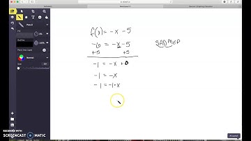Solve for Input of Function Given Output