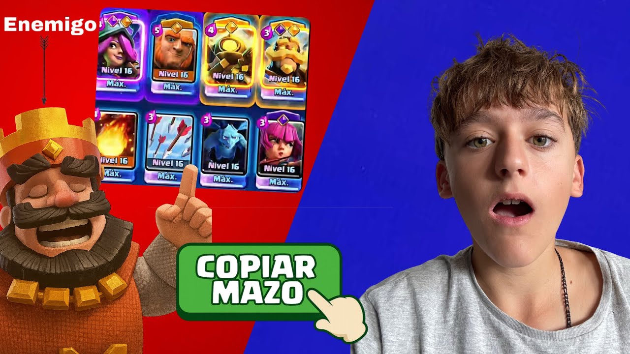 Copiando mazos de las personas a las que me enfrente.