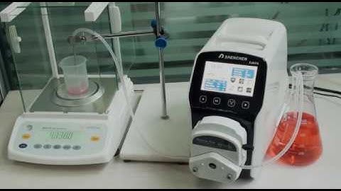 LabV6 Flow Rate Peristaltic Pump Fixed Volume Measurement