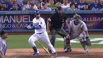 COL@LAD: Adrian doubles to left to score Puig