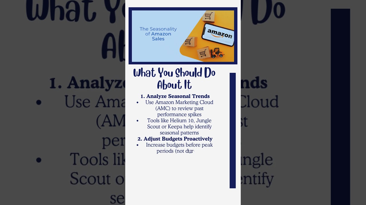 How Seasonality Affects Your Amazon Ads & What to Do About It 