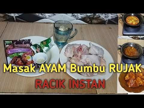 Resep Ayam Bumbu Rujak Instan