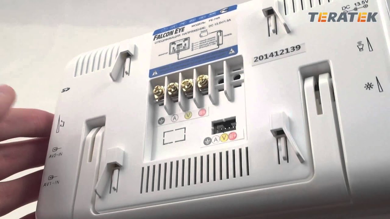 Цветной сенсорный видеодомофон Falcon Eye FE 74R