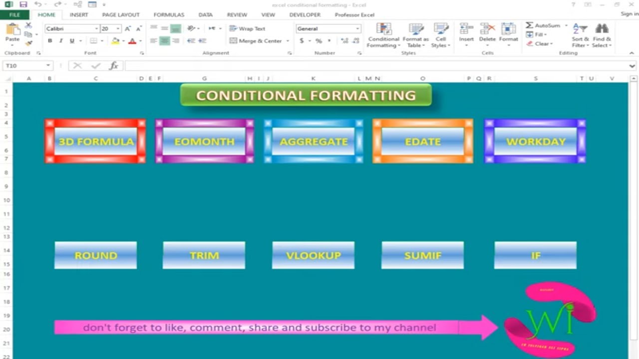 Conditional formatting in Excel | MS Excel Tutorial |Excel for ...