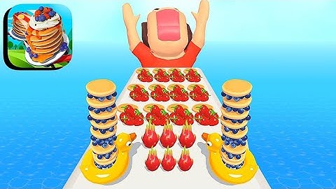 Pancake Run All Level Gameplay | Walkthrough Android, iOS ⛅🥞🍰🥧