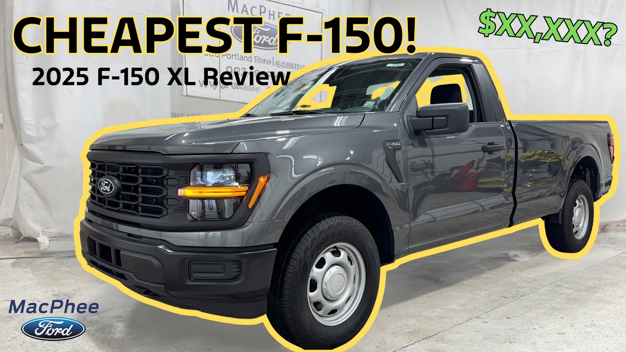 Самый дешевый новый F-150, который вы можете купить!! / Обзор Ford F-150 XL 2025 года