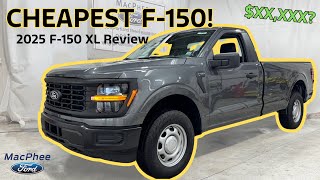 Cheapest New F-150 You Can Buy 2025 Ford F-150 Xl Review