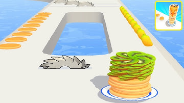 Pancake Run ! All Levels Gameplay (65-70) android, ios
