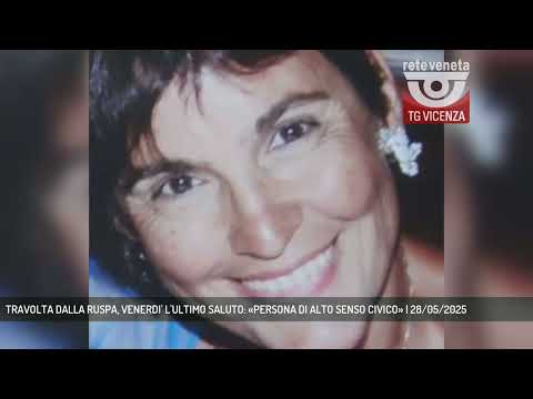 TRAVOLTA DALLA RUSPA, VENERDI' L'ULTIMO SALUTO: «PERSONA DI ALTO SENSO CIVICO» | 28/05/2025