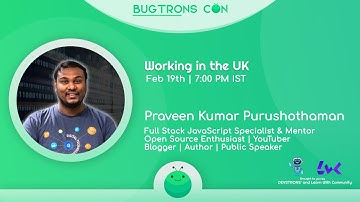 Working in the UK | Praveen Kumar Purushothaman | DEVSTRONS