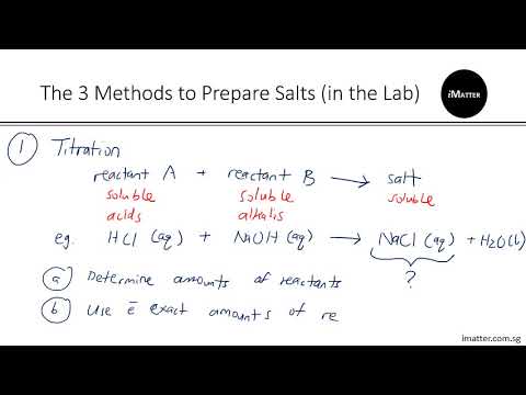 Vídeo: Com em preparo per a la química O'Level?